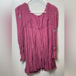 Free People Free‎ People Women's Mohave Embroidered Dress Plum Size XS Photo 4