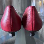 NIB Vintage Matisse Genuine Leather Kitten Heel Pumps Red Size 6 Photo 3