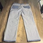 Blue Age Denim Button Fly Inside Out Straight Leg Jeans with Yellow Stitching Size undefined Photo 3