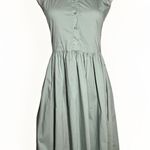 The Shirt Rochelle Behrens XS Mint Green Sleeveless Dress Pockets Fit & Flare Photo 1