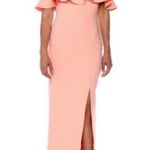 Likely NEW NWT Shania Ruffle Maxi Gown In Peach Photo 0