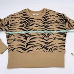 Madewell Crop Sweatshirt in Tiger Stripe AF979 Long Sleeves Cropped Fit Size XS Photo 8