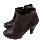 Paul Green * Alexa Boots Womens Size 5 Ankle Heeled Brown Leather Quiet Luxury Photo 6