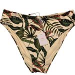 Revolve Andie The 90s Women Tropical Print High Waisted Bikini Bottom 3X NWT Photo 1