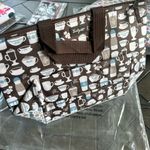 Thirty One New deadstock thermal tote lunch coffee and tea novelty print retro Blue Photo 5