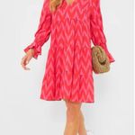 POMANDER PLACE Tuckernuck Hot Pink Ikat Kenzo Dress Size Large Photo 9