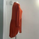 Aerie Mini Dress Tunic Top Womens SMALL Boho Balloon Sleeves Colorful Photo 2