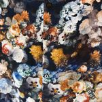 ZARA  Woman Floral Print Short Sleeve Top‎ Blouse Size XS Photo 7