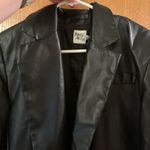 Princess Polly  Black Leather Jacket Photo 1