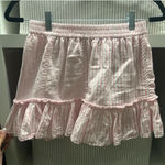 Love Shack Fancy  pink and white striped skirt  Size petite so xs-s,  I am a small and fits me great  Photo 3