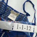 Flying Tomato  Jumpsuit Womens X Small Blue Wide Leg Boho Festival Open Back Photo 2