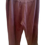 Larry Levine Chocolate Brown Cuffed Capri Pants With Medallions at Waist Fully L Photo 0