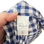 Rails  Malia Dress in‎ Navy Blue Gingham Wrap Dress Size Small Photo 11