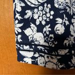 Talbots  Blue & White Mixed Fruit Textured Shift Mini Dress Size 8 Photo 2