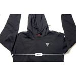 Guess Los Angeles Black Cropped Hoodie Sweatshirt LARGE Activewear Streetwear Photo 6