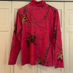 Mossy Oak  pink camo quarter zip pullover m Photo 4