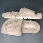 JSlides Light Gray Faux Fur Slides Photo 1