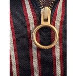 Tory Burch  pullover sweater quarter zip‎ red stripes PXS Photo 2