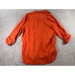 Babaton  Shirt Women Medium Button Front‎ Utility Roll Tab Long Sleeve Photo 2