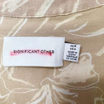 SIGNIFICANT OTHER Tamika Printed Linen Photo 6