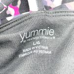 Yummie Heather Thomson Womens Hillary Strappy Tank Top‎ Stained Glass Blue L Size M Photo 5