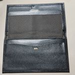 Vintage Prince Gardner Card Holder Wallet Organizer Black Leather Checkbook Photo 4