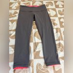 Lululemon  Leggings Cropped Low Rise Double Lined Coral Size‎ 6 Photo 9