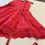 BB Dakota Vianne Eyelit Fit and Flare Embroidered Dress Size 4 Photo 3