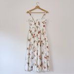 Abercrombie & Fitch Emerson Poplin Midi Dress in Strawberry Print Photo 6