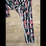 Lululemon Wunder Under Crop Full-On Luxtreme-Palm Play Floral Striped Size 4 Photo 2