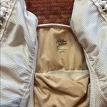 Kortni Jeane WHITE RIBBED POM POM OFF THE SHOULDER SWIM TOP Photo 1