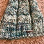 Dakine  Variegated Turquoise Knit Soft Pom Pom Beanie Photo 2