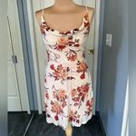 Here Comes the Sun Here Comes the‎ Sun Floral Velvet Cowl Neck Mini Dress Photo 2