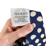 Clary & Peg Silvie Maternity Maxi Dress in Spot Polka Dot Blue Size undefined Photo 12