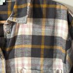 Aerie  long sleeve flannel button down Cotton blend in sz small Photo 3