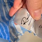 Rails  Blue White Striped Linen Blend Button Down Shirt Womens S Lightweight Top Photo 7