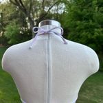 Colorful Natalie White with pink Bow Bikini Photo 5