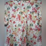 Faherty  Hana Floral Print‎ 100% Cotton Collared Shirt Tunic Dress Sz XSmall Photo 9