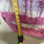 Pilcro and the Letterpress Anthropologie  Pink Purple Tie Dye Button Down Size S Photo 15