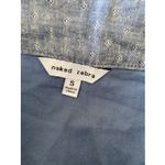 Naked Zebra  Women's Small Blue Chambray Skort Tied Spring Festival Photo 7