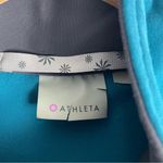 Athleta  Renew Full Zip Jacket With Ruffles Teal Women’s Photo 6