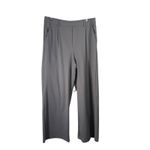 Halara High Waisted Side Pocket Work Flare Pants Grey Womens Large Petite Photo 1