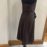 Banana Republic  Brown Eyelit Strapless dress Size 10 Photo 4