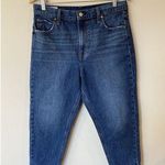 Gap  Womens Mom Jean High Rise Denim Pants Blue Cotton Size 12 Short Photo 0