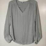 Anthropologie NWOT  MAISON d’AMELIE BLOUSE LIGHT SAGE GREEN SIZE SMALL Photo 0