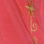 Lulla Collection by Bindya Wo Med/Lg Coral Maxi Lounge Dress Yellow Embroidery Orange Photo 7