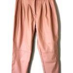 BLANK NYC Chelsea Pink Faux Leather High Rise Straight Leg Pants Size 29 Photo 0