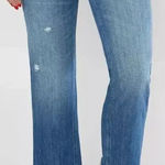 Free People ‎ Maggie Straight Jeans Sequoia Blue Denim Size 28 Photo 0