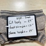 Lauren Jeans Co. Ralph Lauren Sweater Small Knit Aztec Pattern Gray Neutral Photo 6