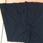 None Womens Knot Front Dress Stretchy Soft Liteweight Comfy Black Size Small/Medium Photo 3